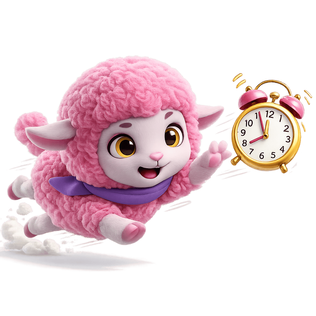 Busy Qozy sheep running